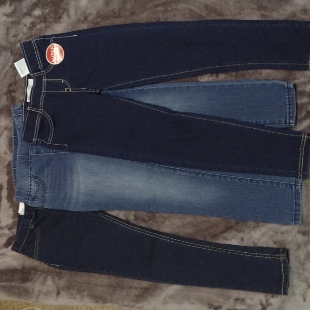 NEW Girls size 6 jeggings jean bundle (Levi's, Cat and Jack & FreeStyle brand)